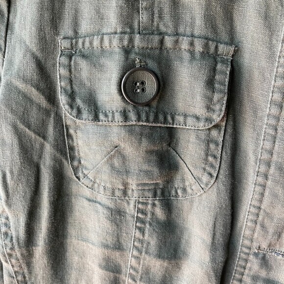 ExOffico Button-Down Shirt Long Sleeve Button Lightweight Front Mesh Yoke Collar - Picture 8 of 14